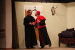Foto: Premiere - Pfarrer Alfons Teufel gespielt von Jürgen Hamann und Domkapitular Dr. Jüngling gespielt von René Huschen
